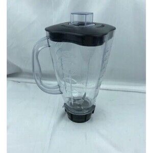 6-Piece Complete Plastic Blender Jar Replacement Kit Compatible with Oster Blend